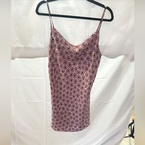 Floral Women's Mini Slip Dress